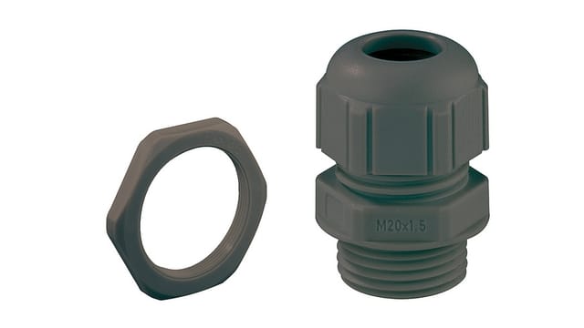 Kabelverschraubung KVR M25 LG-MGM/sw