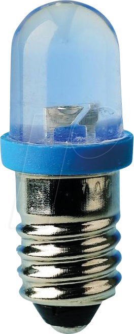 Barthelme LED-Lampe E10 mit Brückengleichrichter, 10 x 28 mm, 230 V, warmweiß