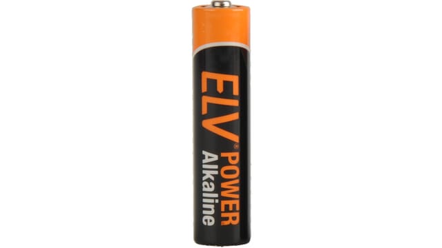 ELV POWER Alkaline Batterie Micro AAA, einzeln