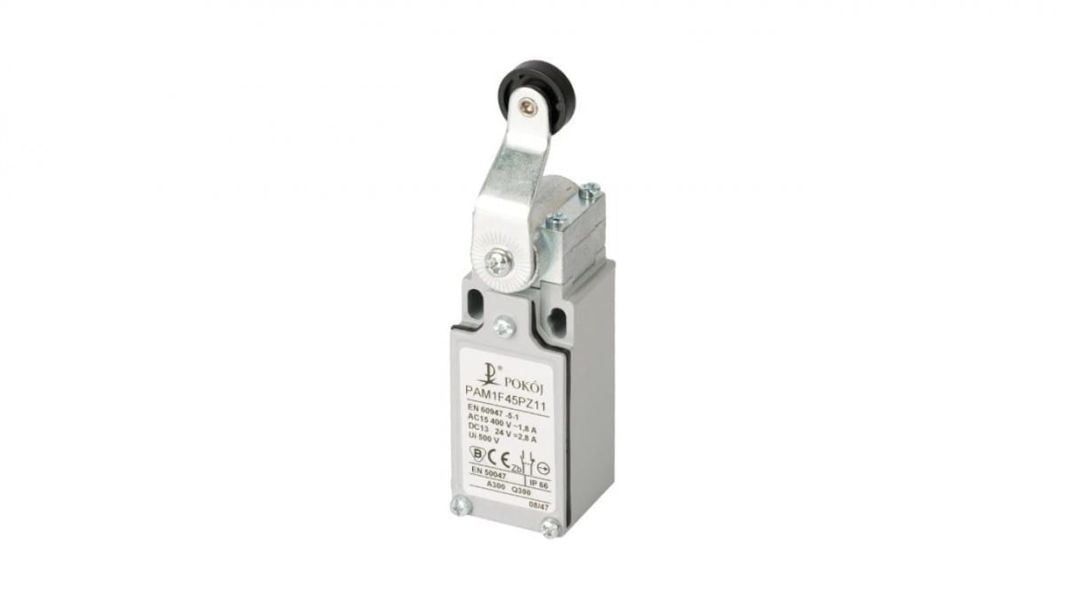 Endschalter 1r 1z Schnapphebel Aus Metall Mit Kunststoffrolle Ø18 Pam1f45pz11 A37-4710
