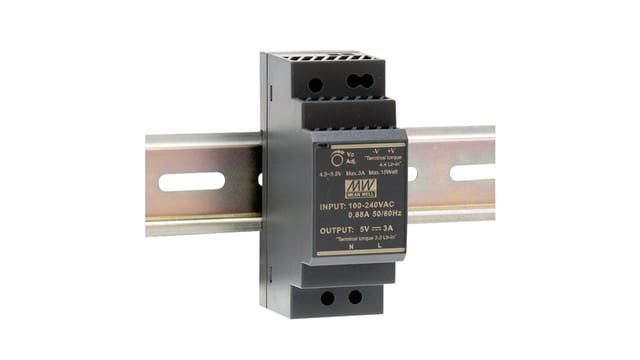 Mean Well Hutschienennetzteil 96 HDR-30-24 24 V, 1,5 A, 36 W, für Smart Home und Haussteuerung