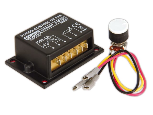 Kemo PWM-Leistungsregler 9–28 V DC, max. 20 A, M195