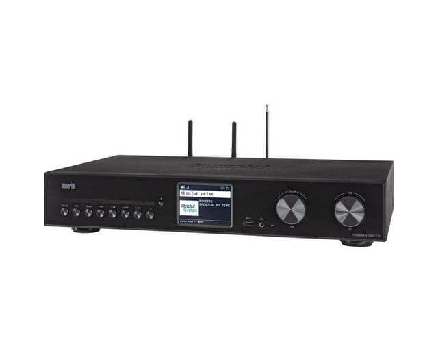 IMPERIAL DABMAN i560CD Stereo Receiver, 2x30 W, Schwarz, WLAN