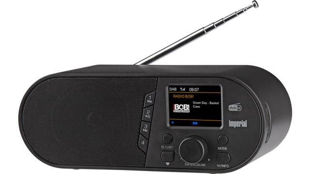 IMPERIAL DABMAN d105 Kompaktes DAB+ /FM /Bluetooth Radio, Schwarz