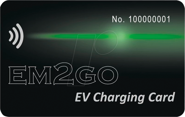 Em2Go RFID-Karte (Online) für Wallboxen mit OCPP Interface