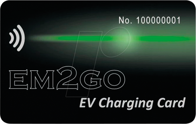 Becharged Backend Lizenz für Wallboxen mit OCPP Interface inkl. Em2Go RFID-Karte (Online)