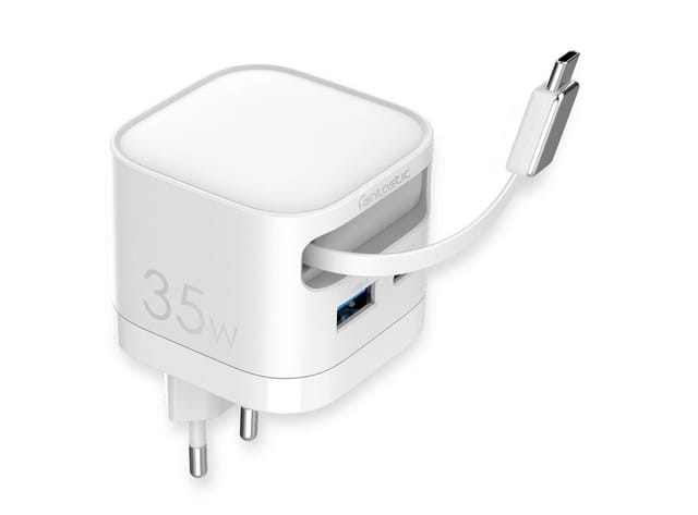 FONTASTIC USB Multi Quick Travel Charger “Zap”, Kabel 68 cm, Schwarz