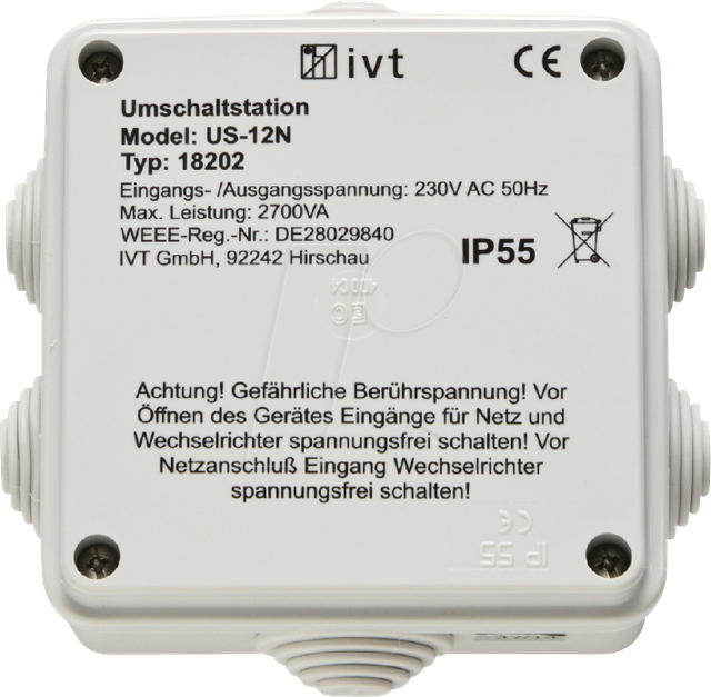 Automatik-Umschalter US-12N, 230 V