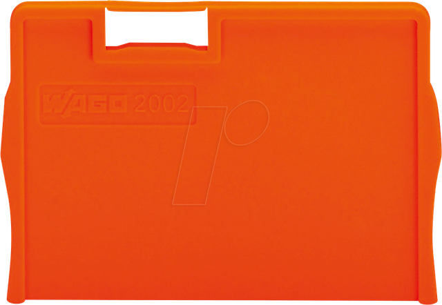 Wago Trennplatte 2002-1294, orange, 2 mm dick