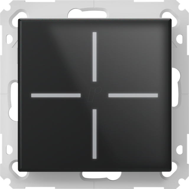 Homematic IP Smart Home Glastaster, schwarz, HmIP-WGS-A