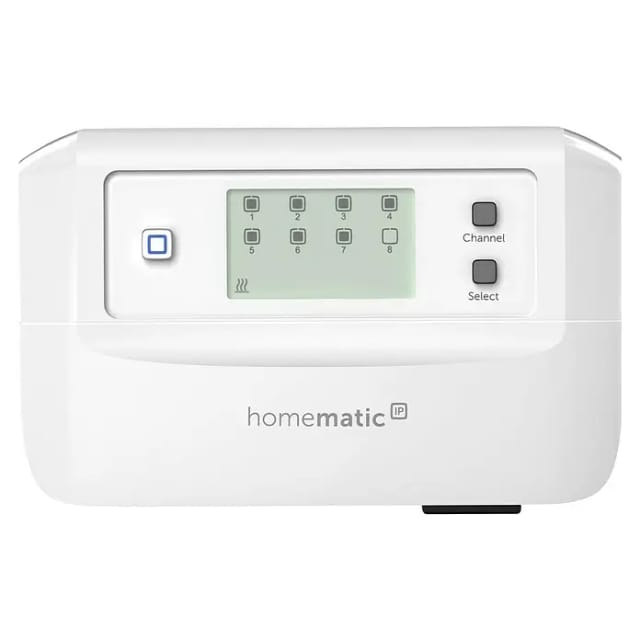 Homematic IP Smart Home Fußbodenheizungscontroller – 8 Kanäle, motorisch, HmIP-FALMOT-C8