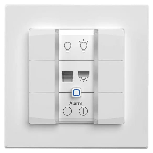 Homematic IP Smart Home Wandtaster – 6-fach, 230 V, HmIP-WRC6-230