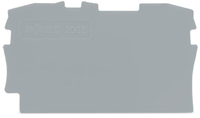 Wago Abschluss-/Zwischenplatte 2002-1291, 0,8 mm