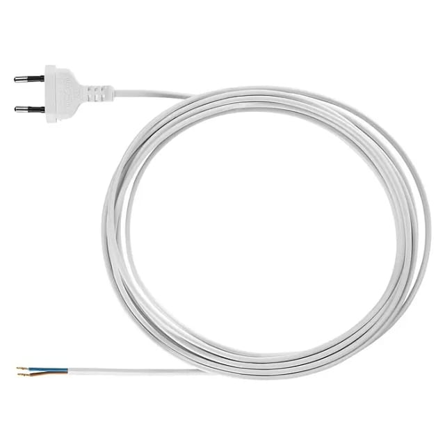 WIR Elektronik Anschlusskabel für Unterputz-eWickler (eW8xx), weiß, 5 m