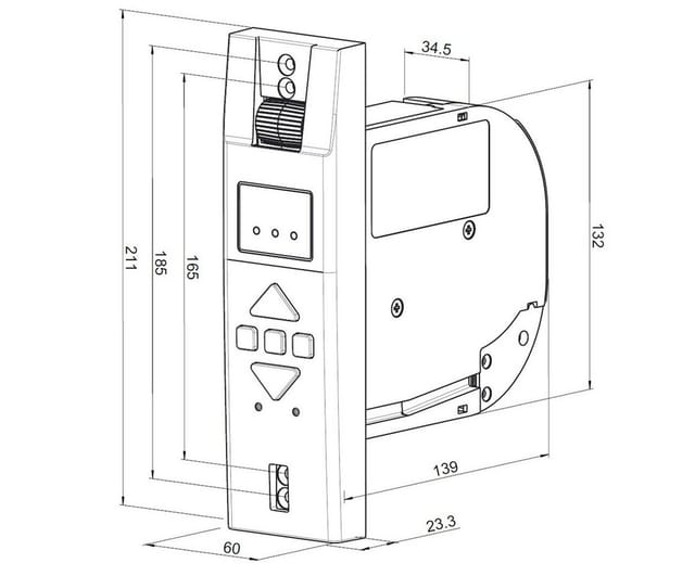 Wir elektronik Matofix elektronischer Gurtwickler Standard für 17-23 mm Gurtbänder