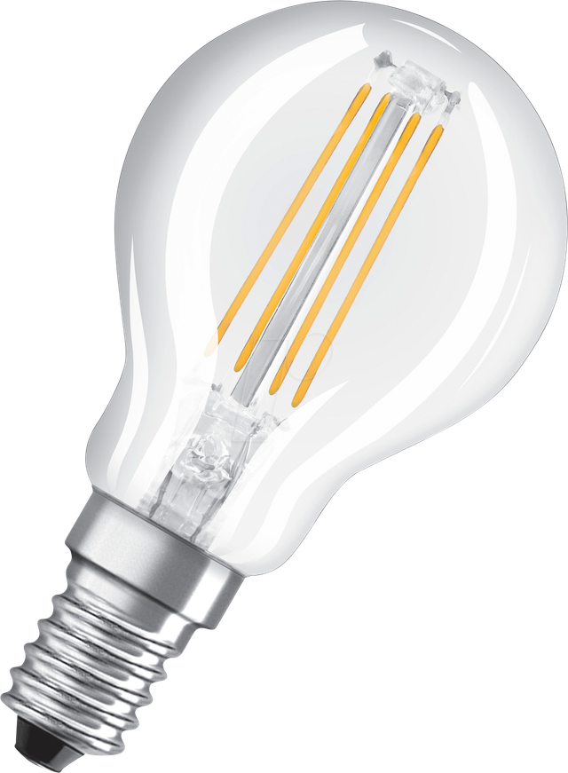 OSRAM 4,8-W-LED-Lampe P45, E14, 470 lm, neutralweiß, klar, dimmbar