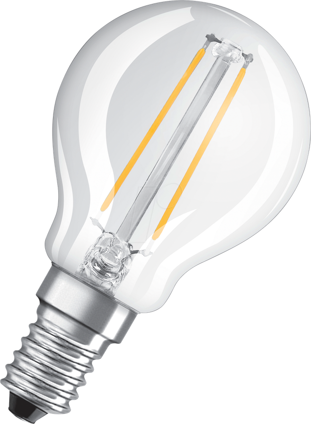 OSRAM 2,8-W-LED-Lampe P45, E14, 250 lm, warmweiß, klar, dimmbar