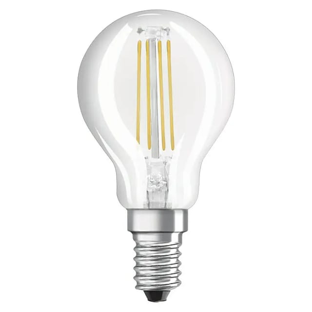 OSRAM 5,5-W-LED-Lampe P45, E14, 806 lm, warmweiß, klar