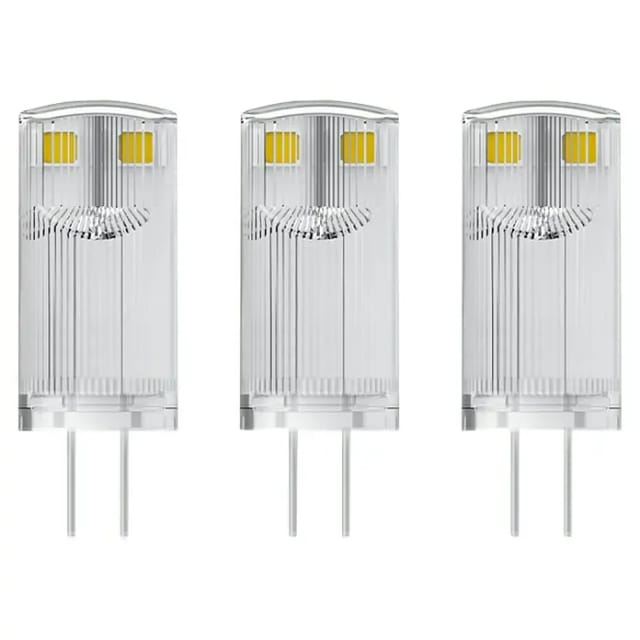 OSRAM 3er-Set 0,9-W-LED-Lampe T12, G4, 100 lm, warmweiß, 12 V