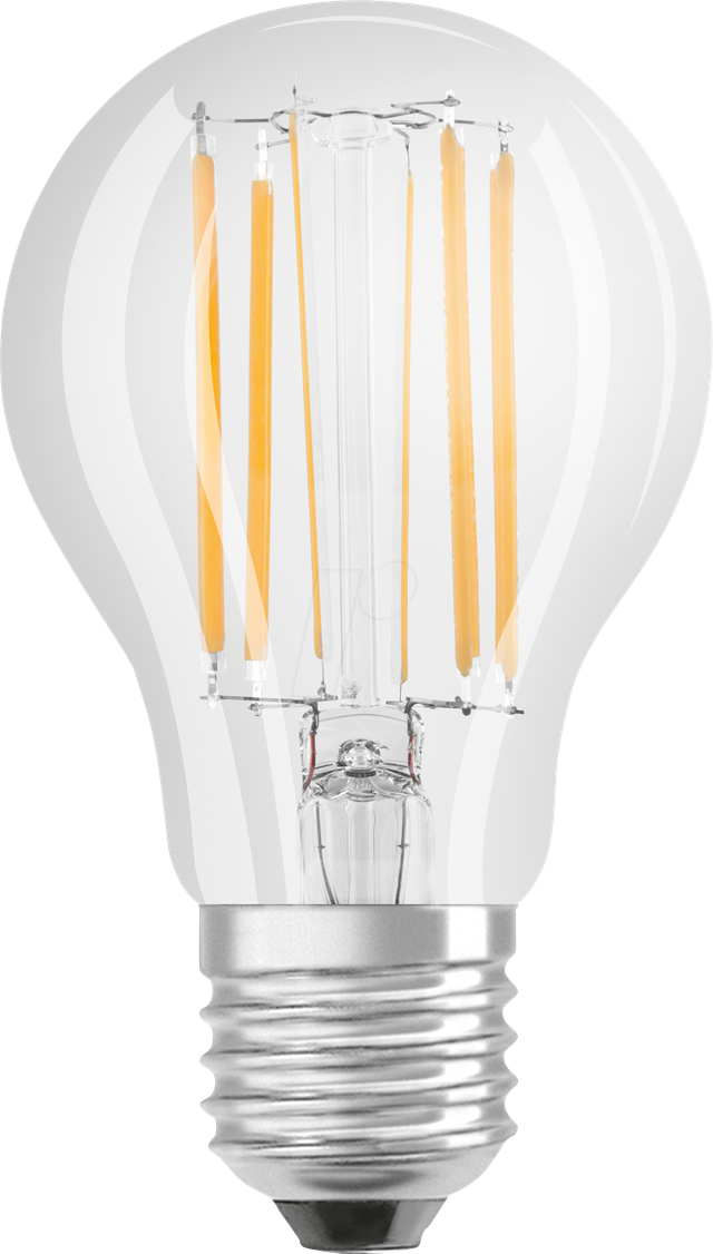 Osram LED Base Classic A 75 Filament, 7.5W, 1055 lm, E27, warmweiß, klar, 3-er Pack