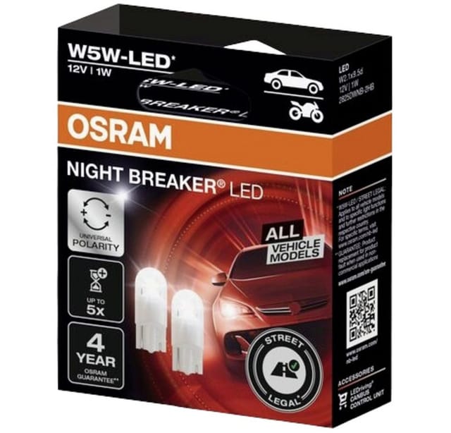 Osram LED-Nachtrüstlampe, NIGHT BREAKER LED W5W