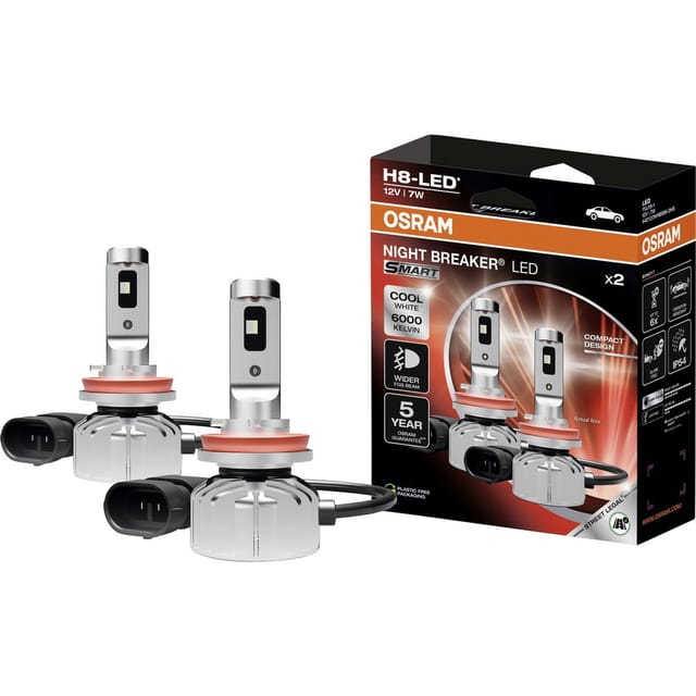 Osram LED-Nachrüstlampe NIGHT BREAKER LED SMART H8
