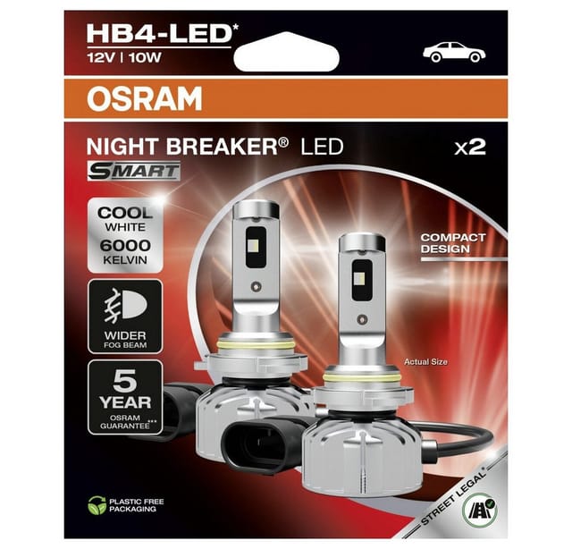 Osram LED-Nachrüstlampe NIGHT BREAKER LED SMART HB4