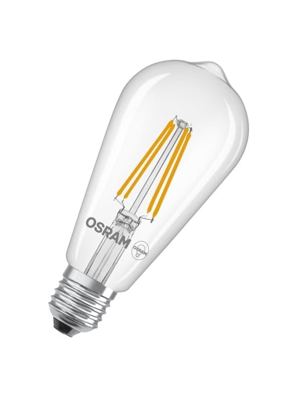 Osram LED Classic Edison 60, Filament, EEK A, 3,8 W, 806 lm, E27, warmweiß, klar