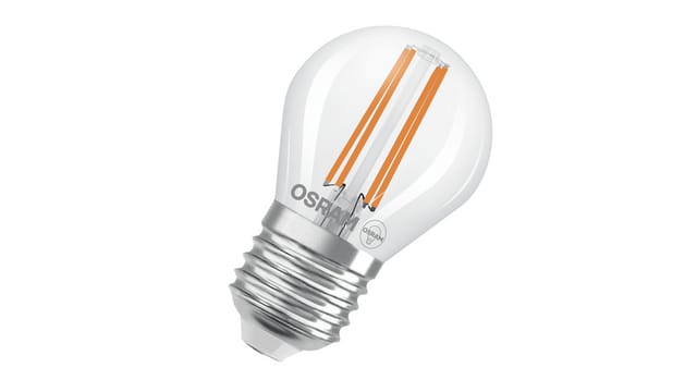 Osram LED Classic P 60, Filament, EEK A, 3,8 W, 806 lm, E27, warmweiß, klar