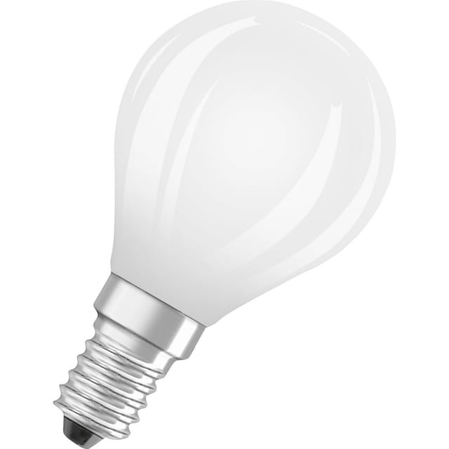 Osram LED Classic P 60, Filament, EEK A, 3,8 W, 806 lm, E14, warmweiß, matt