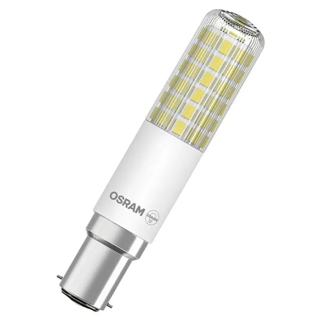 Osram LED T Slim 75 320° DIM, 8 W, 1055 lm, B15d, 2700 K, klar, dimmbar