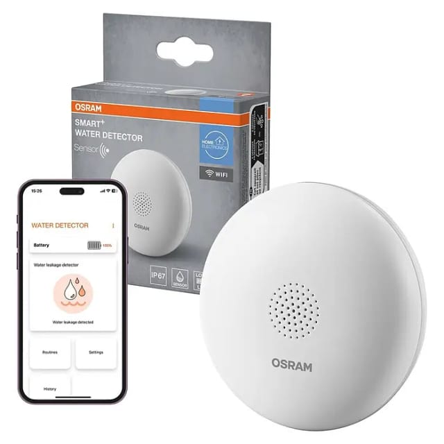 SMART+ Smart Home Wassersensor, WLAN, IP67, Weiß