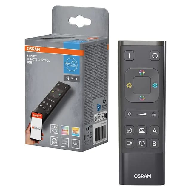 OSRAM SMART+ Smart Home Fernbedienung, WLAN, USB, schwarz