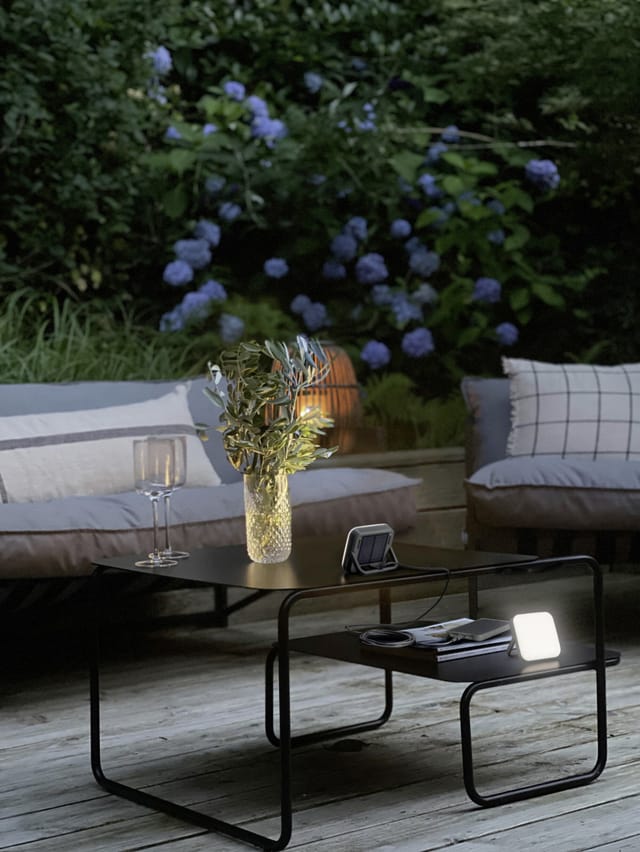 Osram Solar-Leuchte, USB, Grau