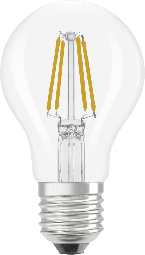 Osram LED Superstar Classic A 40 Filament, 3,4 W, 470 lm, E27, dimmbar, warmweiß, klar