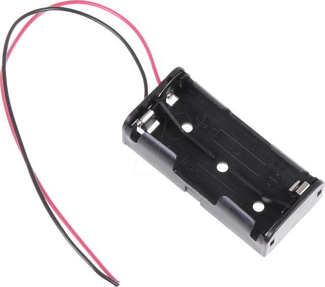 Joy-IT Batteriegehäuse für 2x AAA, mit Schalter