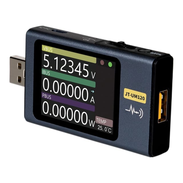 Joy-IT USB-Multimeter JT-UM120, Auswertung über PC-Software