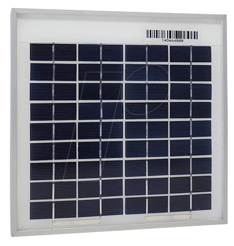 Phaesun Polykristalline Solarmodul Sun Plus 5, 12 V, 5 W