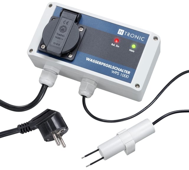 H-Tronic Wasserpegelschalter WPS 1000 V2 mit 10 Meter Sensorkabel