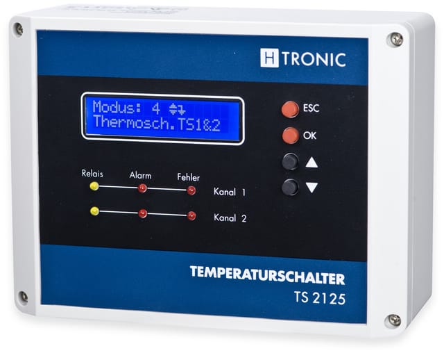 H-Tronic TS 2125 2-Kanal-Temperaturschalter