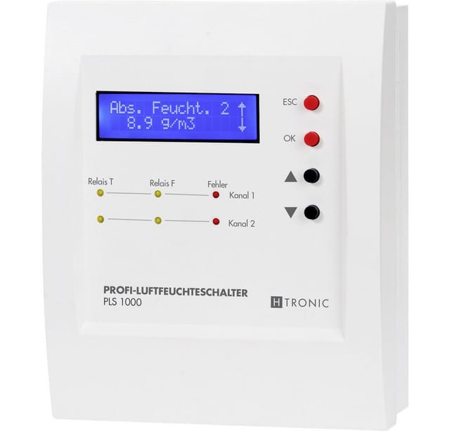 Profi-Luftfeuchteschalter PLS 1000 mit 2 Sensoren