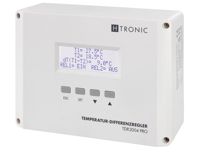H-Tronic Temperatur-Differenzregler TDR2004 pro
