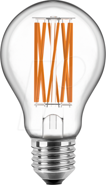 Blulaxa Hocheffiziente 3,8-W-Filament-LED-Lampe A60, E27, 810 lm, warmweiß, 3000 K, 213 lm/W, EEK A