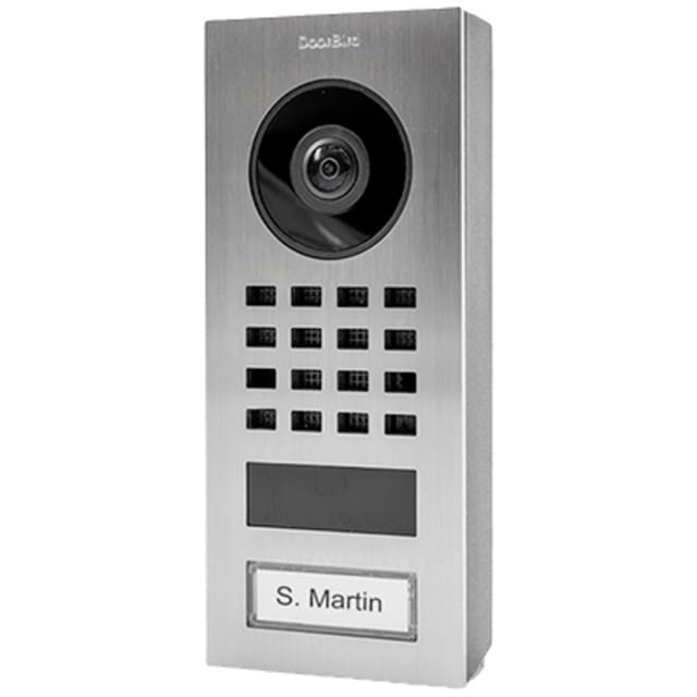 DoorBird Smart Home IP Video Türstation D1101V Aufputz, Edelstahl V4A, mit WLAN