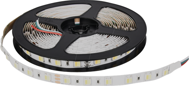ENOVALITE 5-m-LED-Streifen, 23 W, 24 V DC, Tunable White (CCT), 4,6 W/m, 450 lm/m, 60 LED/m, IP20