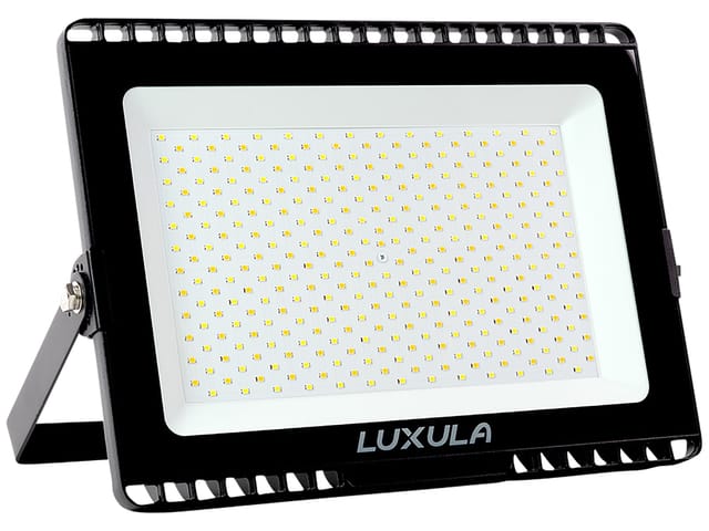 LUXULA 150-W-LED-Flutlichtstrahler mit CCT-Switch, 15000 lm, 100 lm/W, 3000/4000/6500 K, IP65