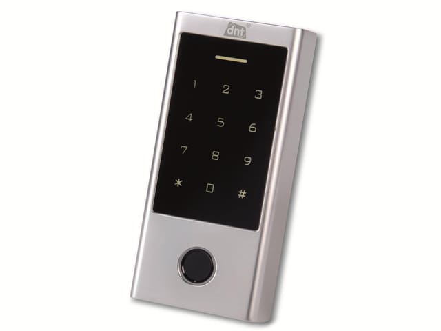 dnt Fingerprintcodeschloss BioAccess PRO, kapazitiver Fingerprint-Sensor, Zahlencode und RFID