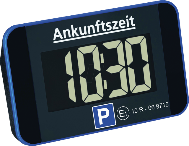 dnt Elektronische Parkscheibe ParkScreen, automatische Parkzeiteinstellung, Rückdisplay