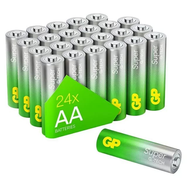 GP Super Alkaline AA Mignon Batterie 1,5V, 24 Stück