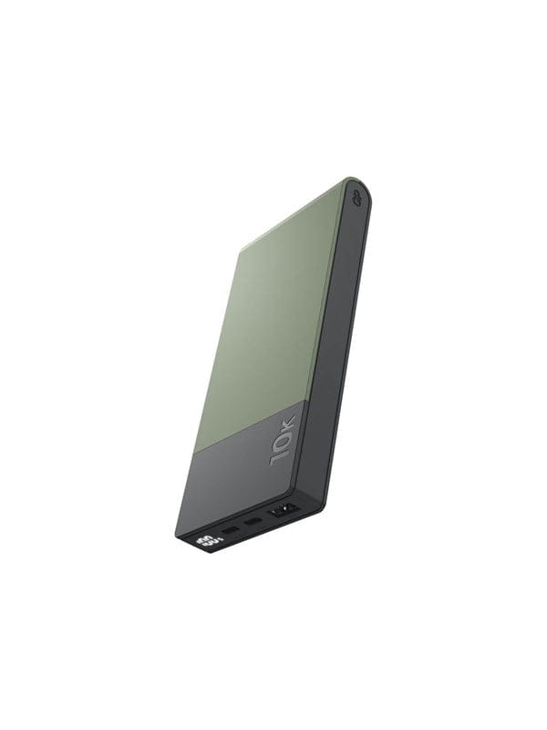 GP Powerbank M2+ 10C, Li-Po 10.000mAh, 1x USB-A, 2x USB-C, Moosgrün